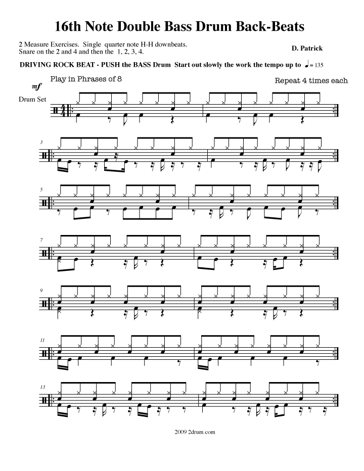 drum lesson rock syncopation