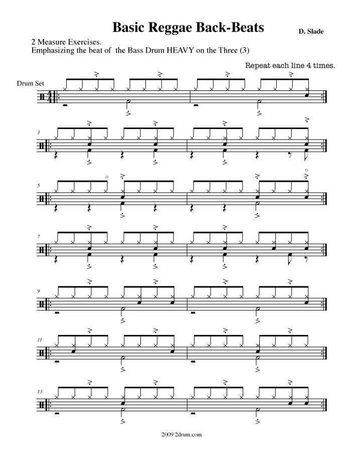 drum lesson rock back beats