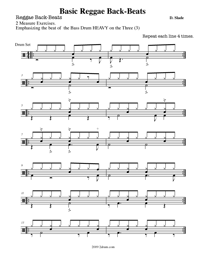 drum lesson rock back beats