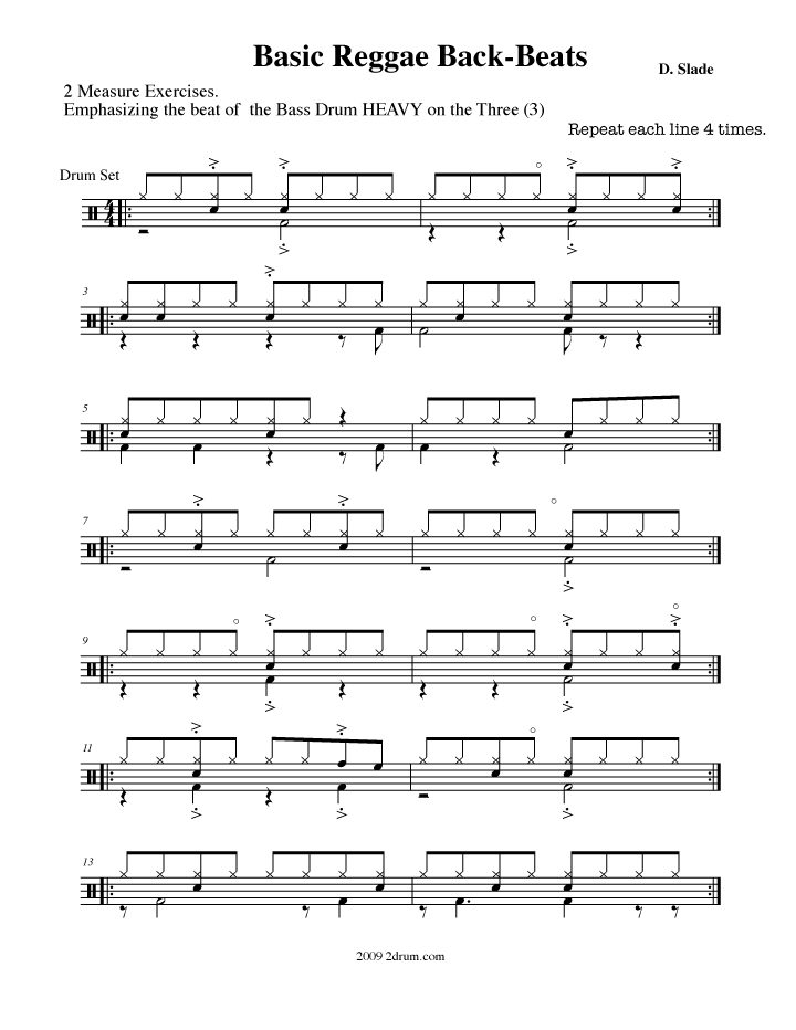 drum lesson rock back beats