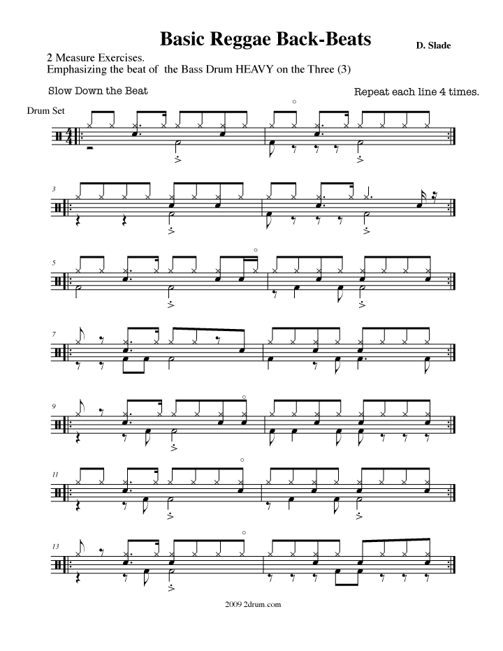 drum lesson rock back beats