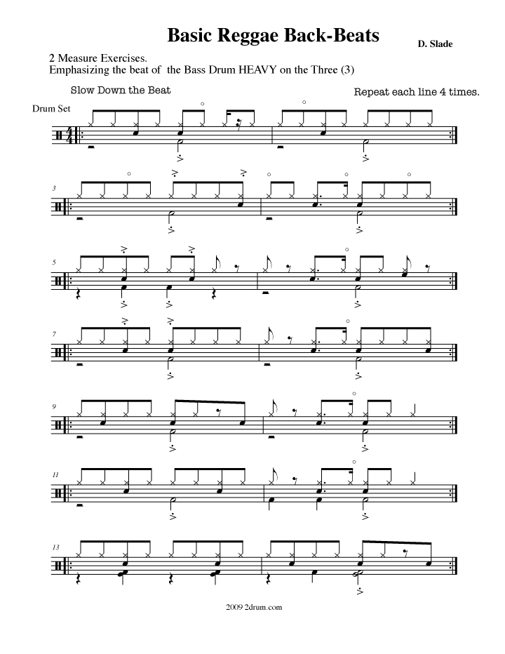 drum lesson rock back beats