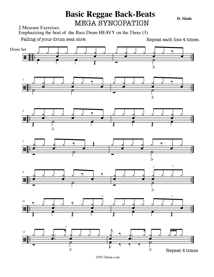 drum lesson rock back beats