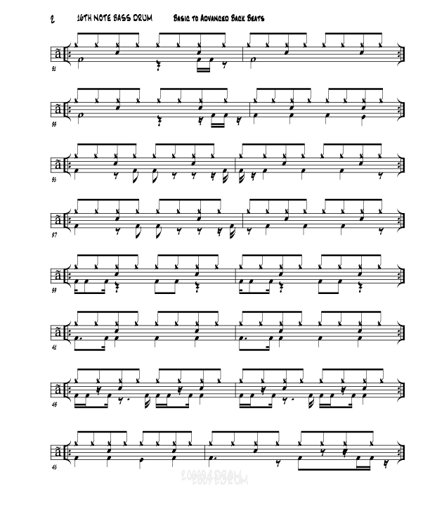 drum lesson rock syncopation