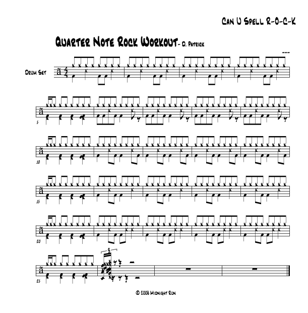 drum lesson rock back beats